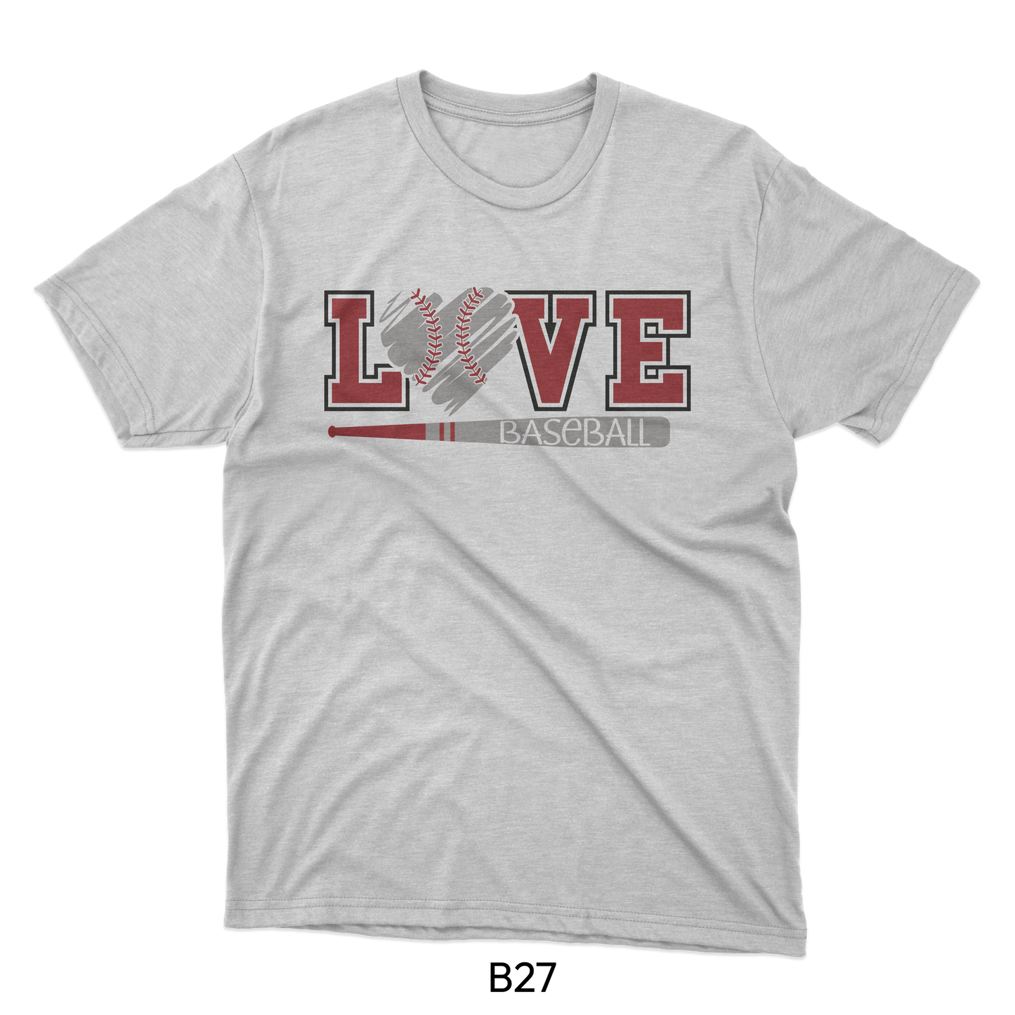 L-O-V-E Baseball Version 2.0 - Baseball Design (B27)