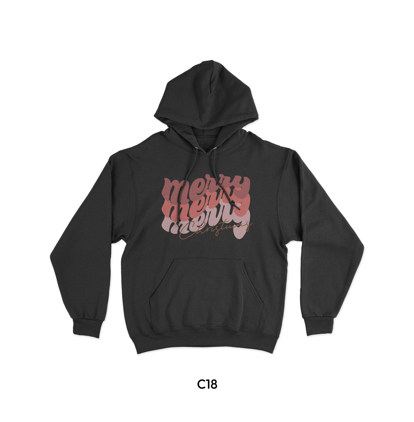 Merry Merry Merry Christmas Retro (C18)