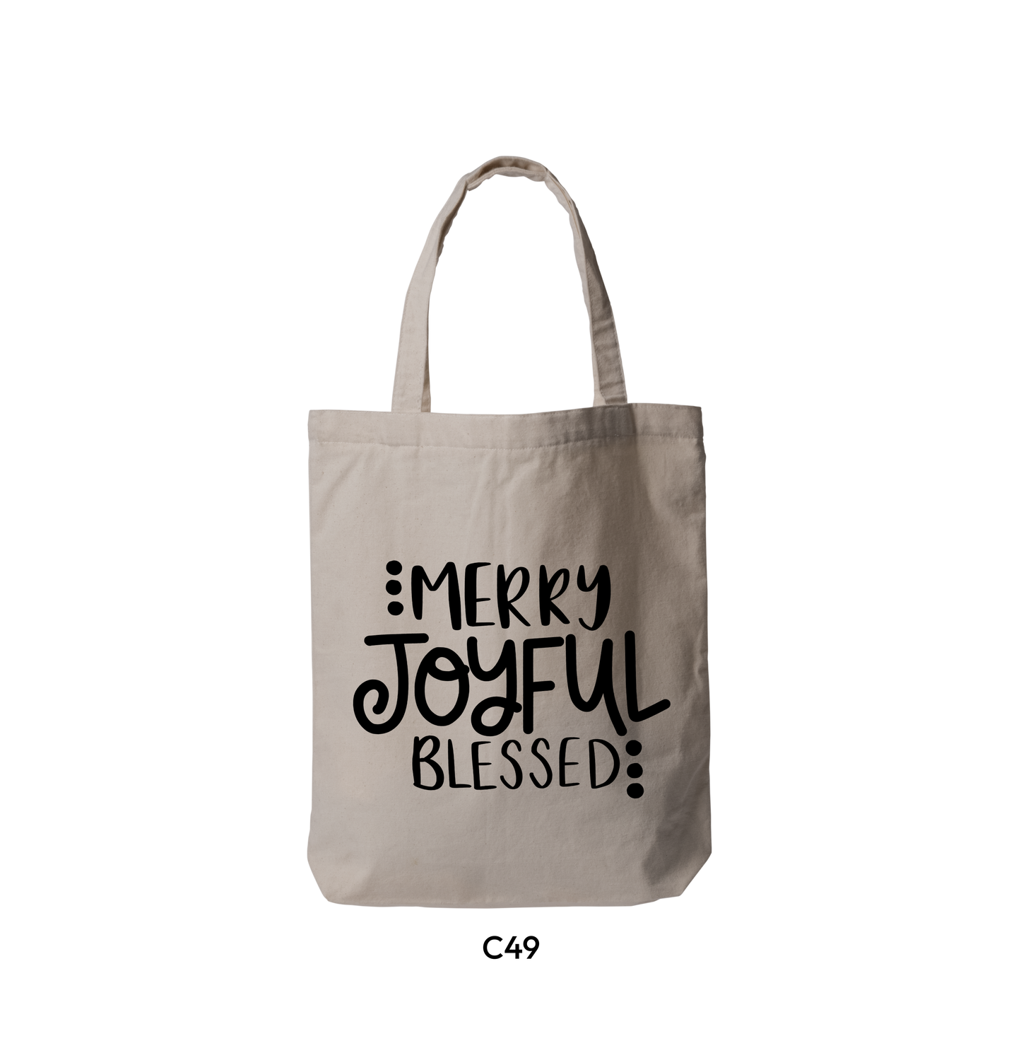 Merry Joyful Blessed Logo (C49)