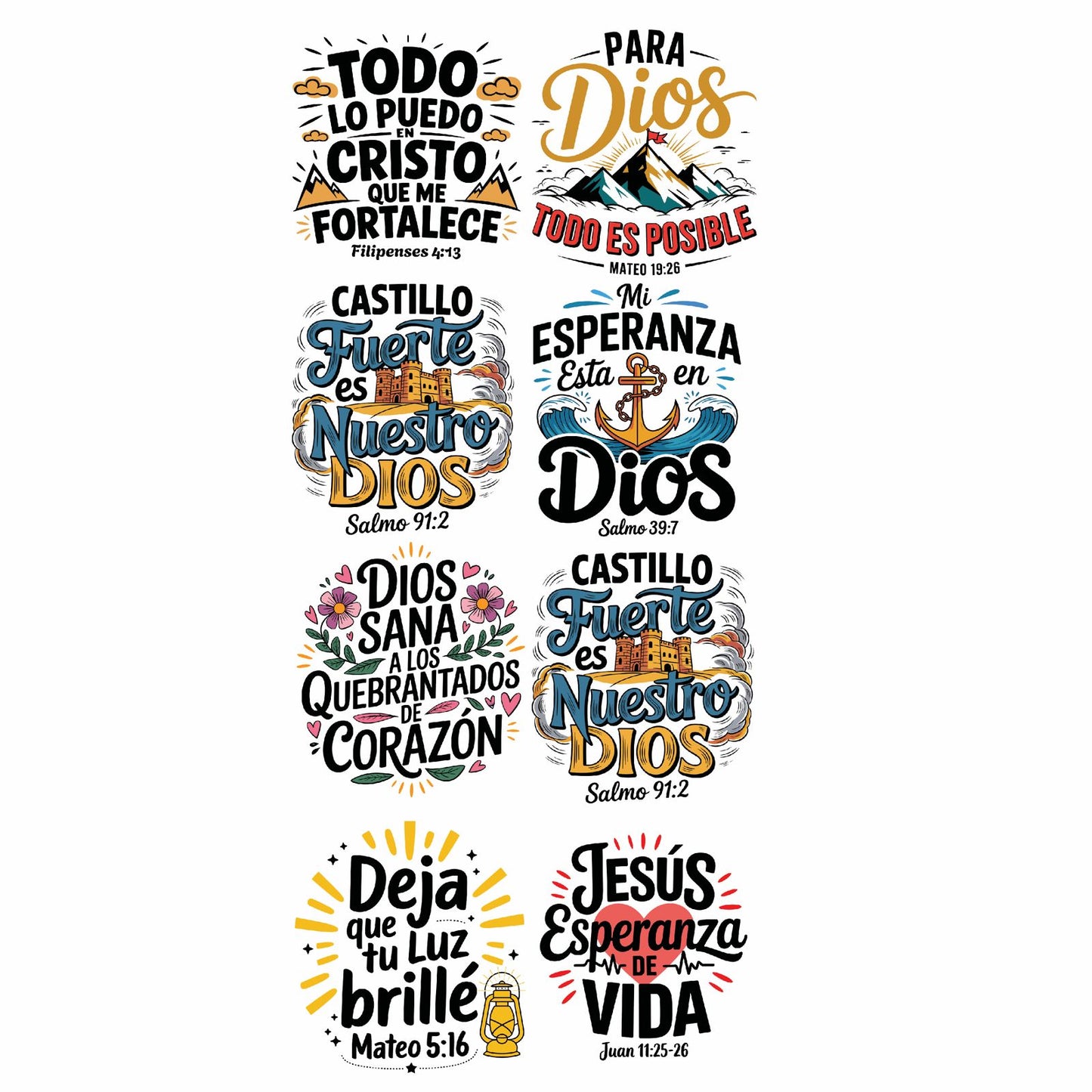 22x60 Pre-made Christian Church DTF Gang Sheet 2