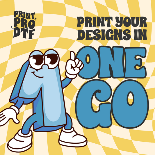 How to print many designs in ONE go? That’s easy: DTF Gang Sheets