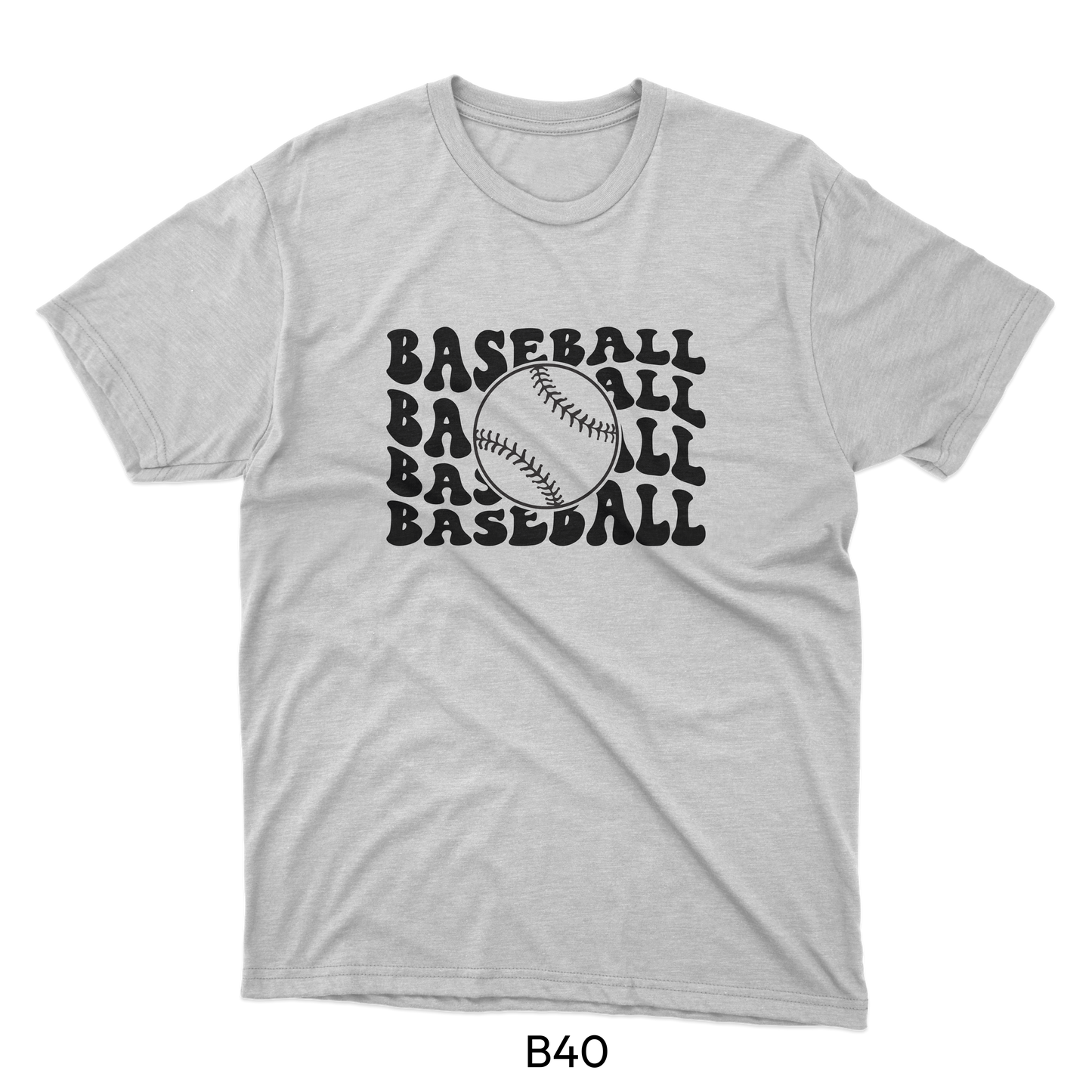Boho Baseball Logo - Baseball Design (B40)