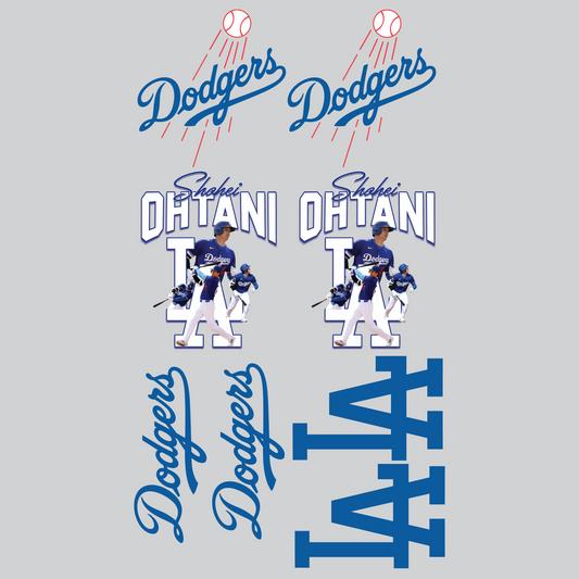 22x36 Pre-made Dodgers/Ohtani DTF Gang Sheet