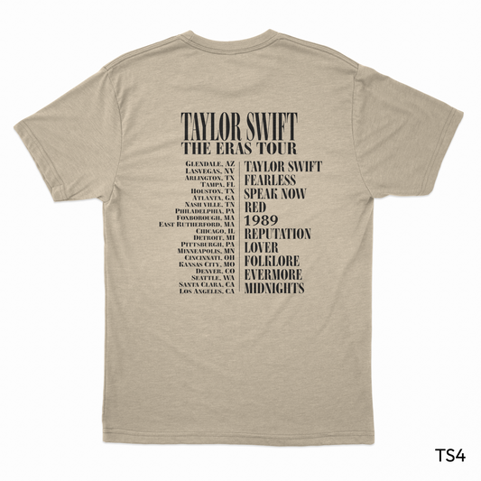 TS The Eras Tour Album List Dark (TS4)
